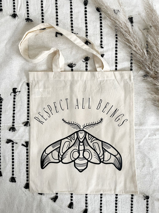 Insect Tote Bag, Cotton Canvas Bag