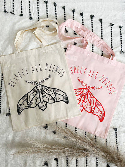 Insect Tote Bag, Cotton Canvas Bag