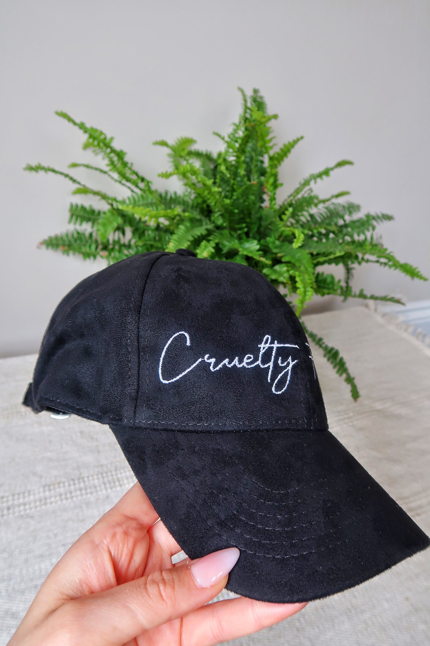 Cruelty Free Vegan plant based baseball Cap