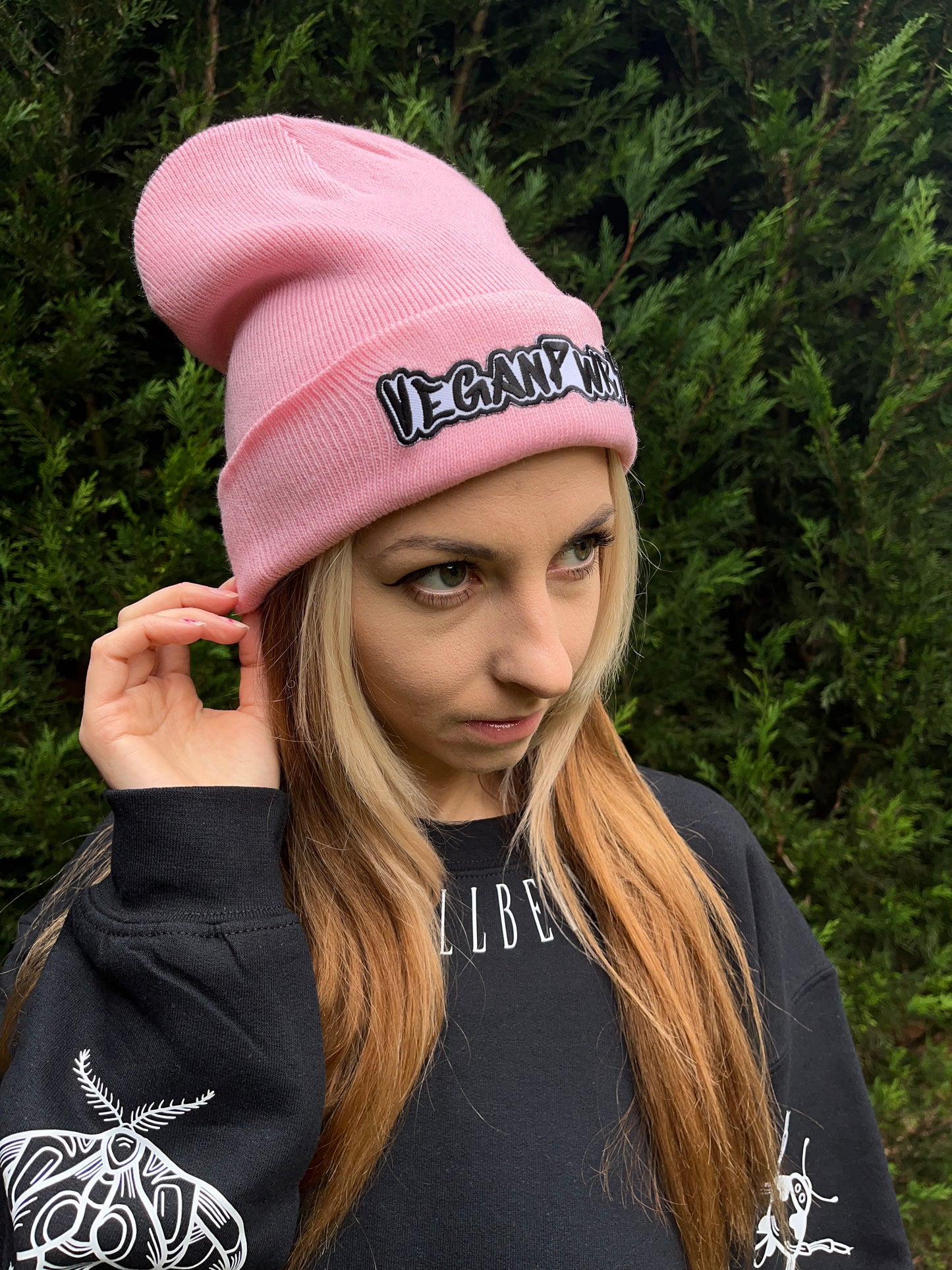 Vegan PWR Soft Fabric Beanies