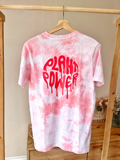 Unisex Plant Power Tie dye T-shirts