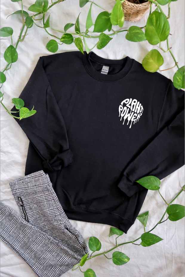 Plant Power Double sided Crewneck