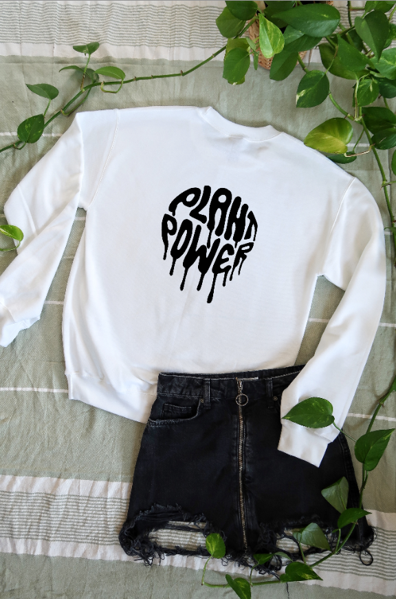 Plant Power Double sided Crewneck