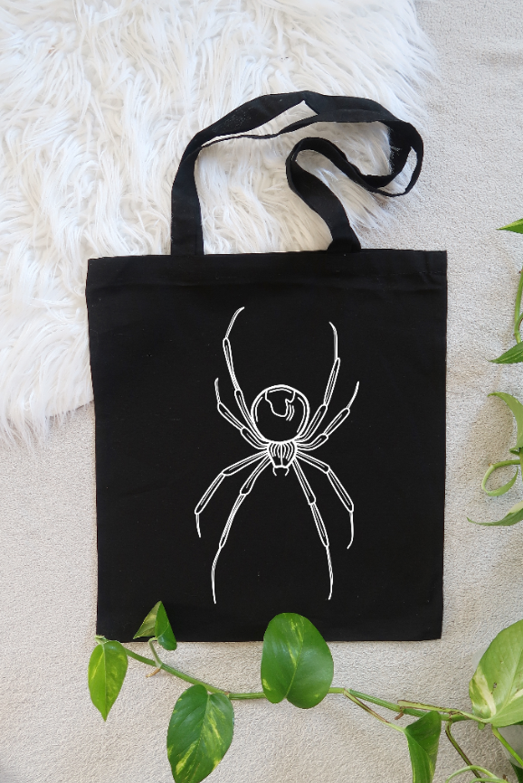 Spider Insect Tote Bag, Cotton Canvas Bag