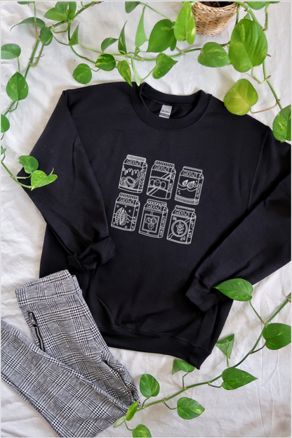 Plant Based Milks Unisex Crewneck Sweatshirt