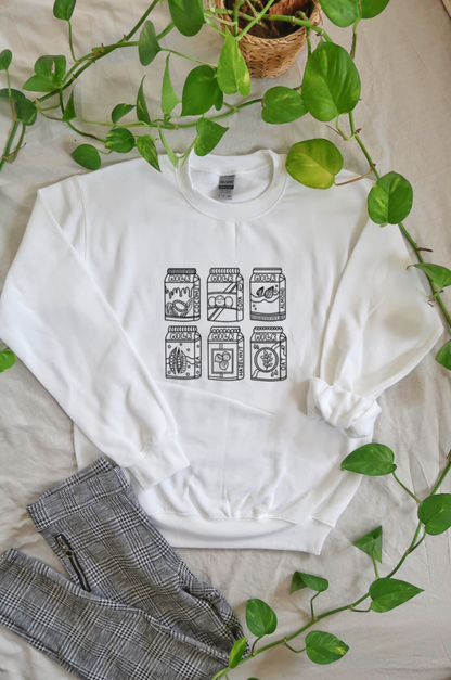 Plant Based Milks Unisex Crewneck Sweatshirt