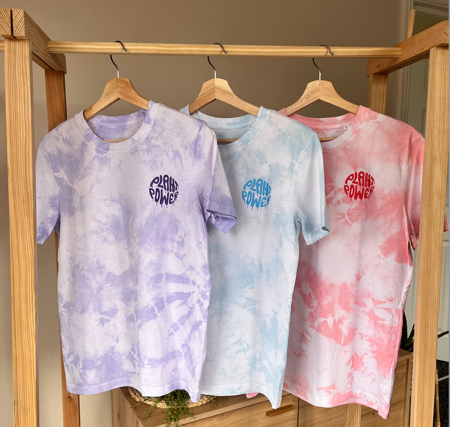 Unisex Plant Power Tie dye T-shirts